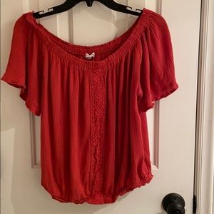 Orange/red blouse